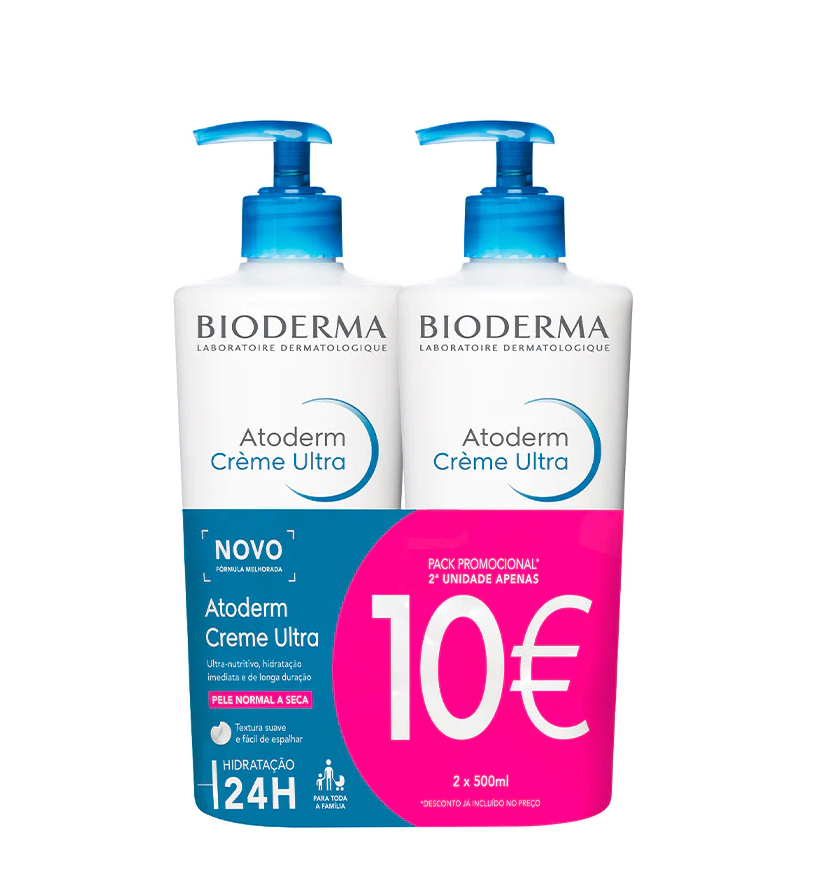 Atoderm Bioderma Creme Ultra Nutritivo 2x500ml