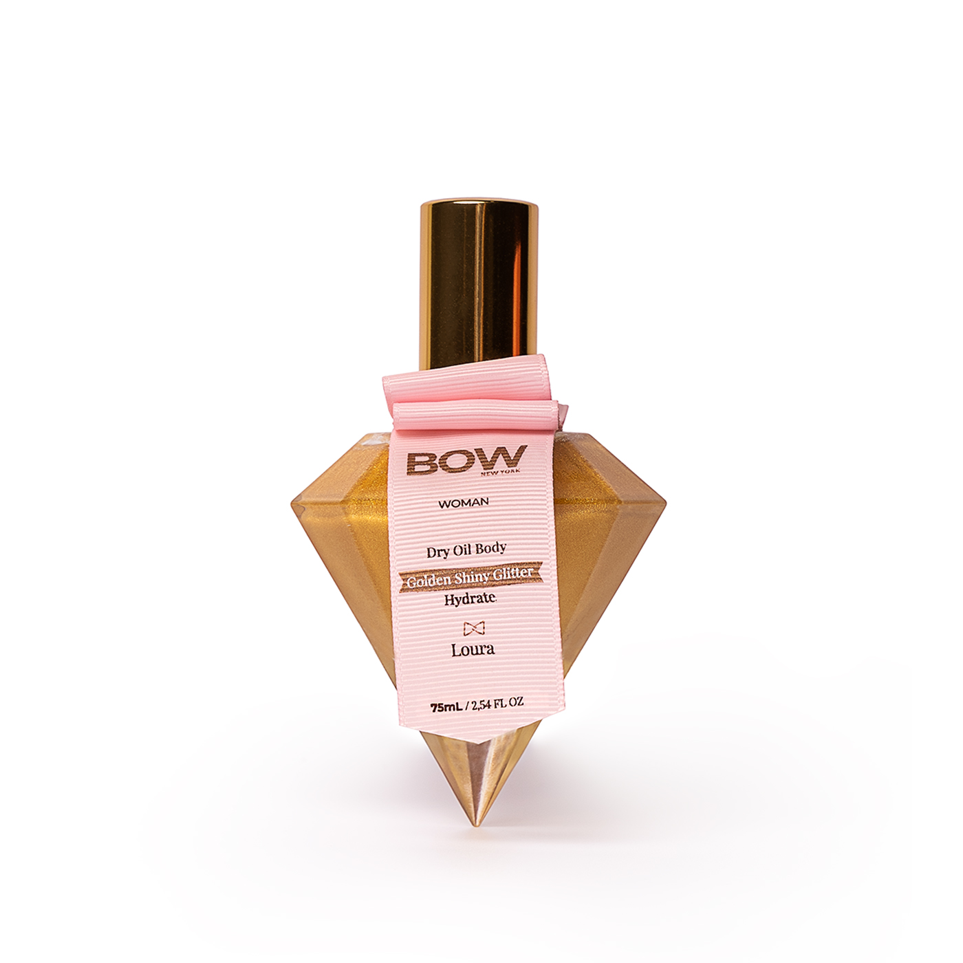 Bow Loura Óleo Seco Perfumado com Glitter 75ml