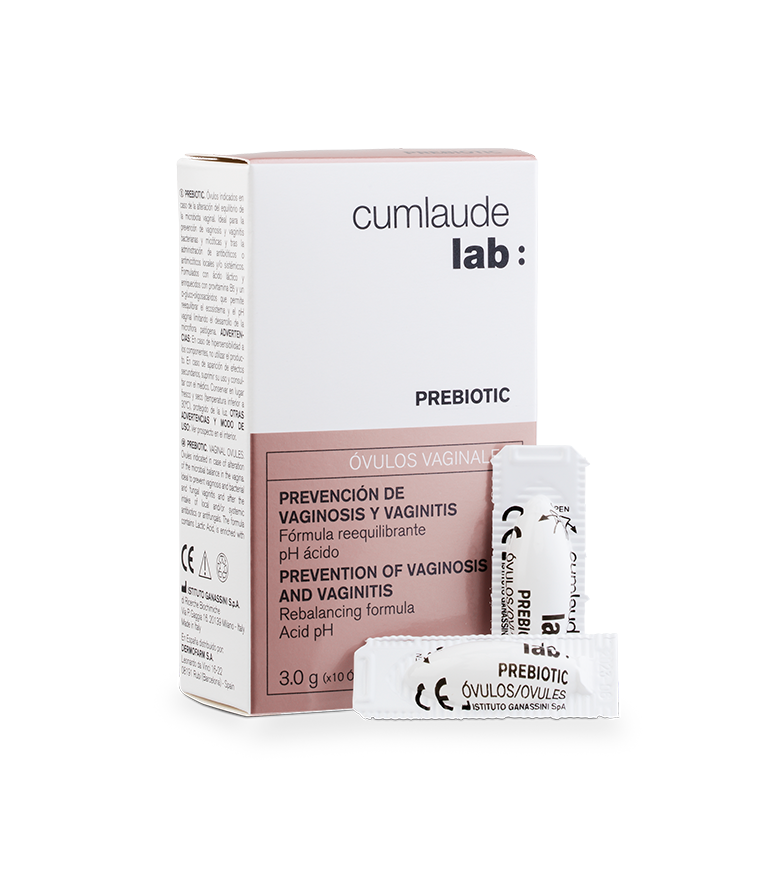 Cumlaude Prebiotic Óvulos vaginais 3G x10