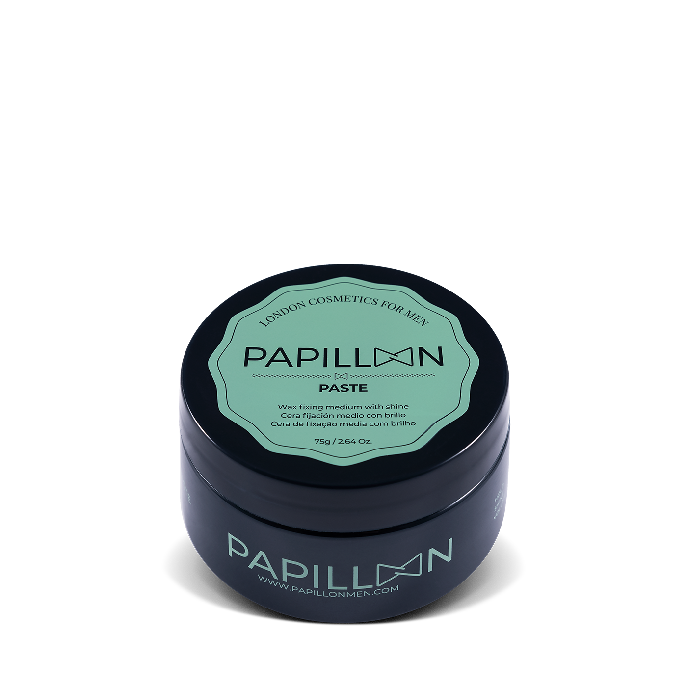 Papillon Paste Cera de Fixação Média com Brilho Ligeiro 75g