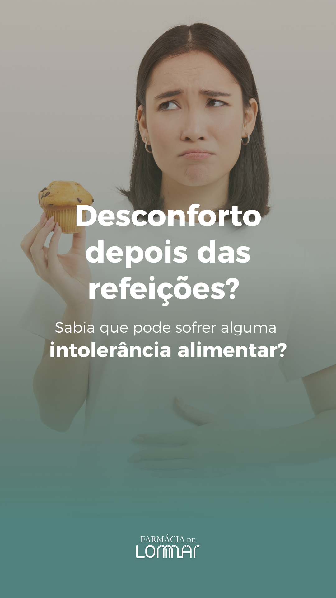 Desconforto depois das refeições: pode sofrer de alguma intolerância alimentar.