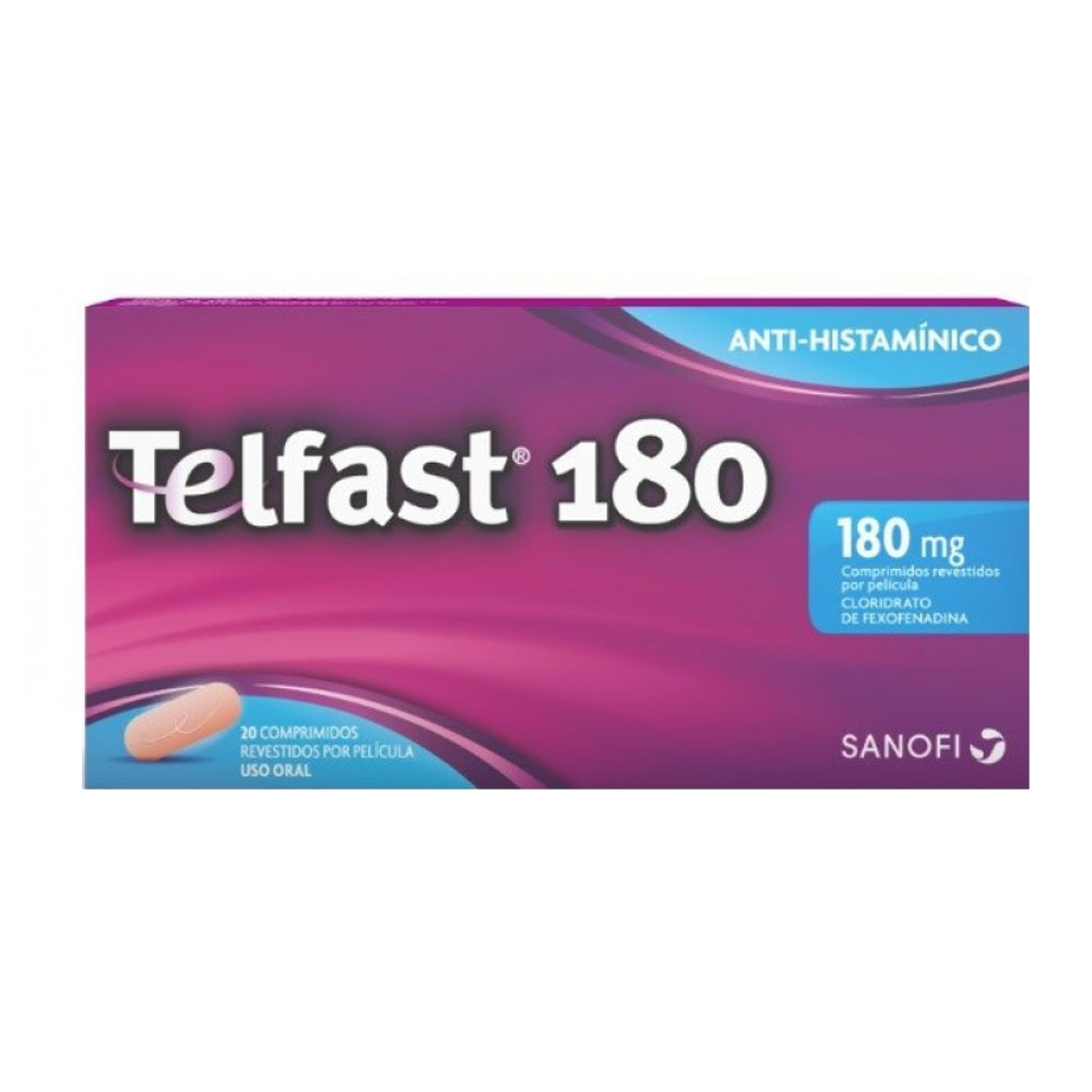 Telfast Comprimidos para Reações Alérgicas da Pele