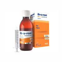 Ib-u-ron solução oral anti-inflamatório para crianças 200 ml