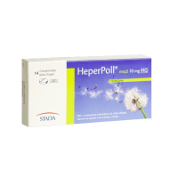 Heperpoll para sintomas de rinite alérgica com sabor a Maçã x14 comprimidos de chupar