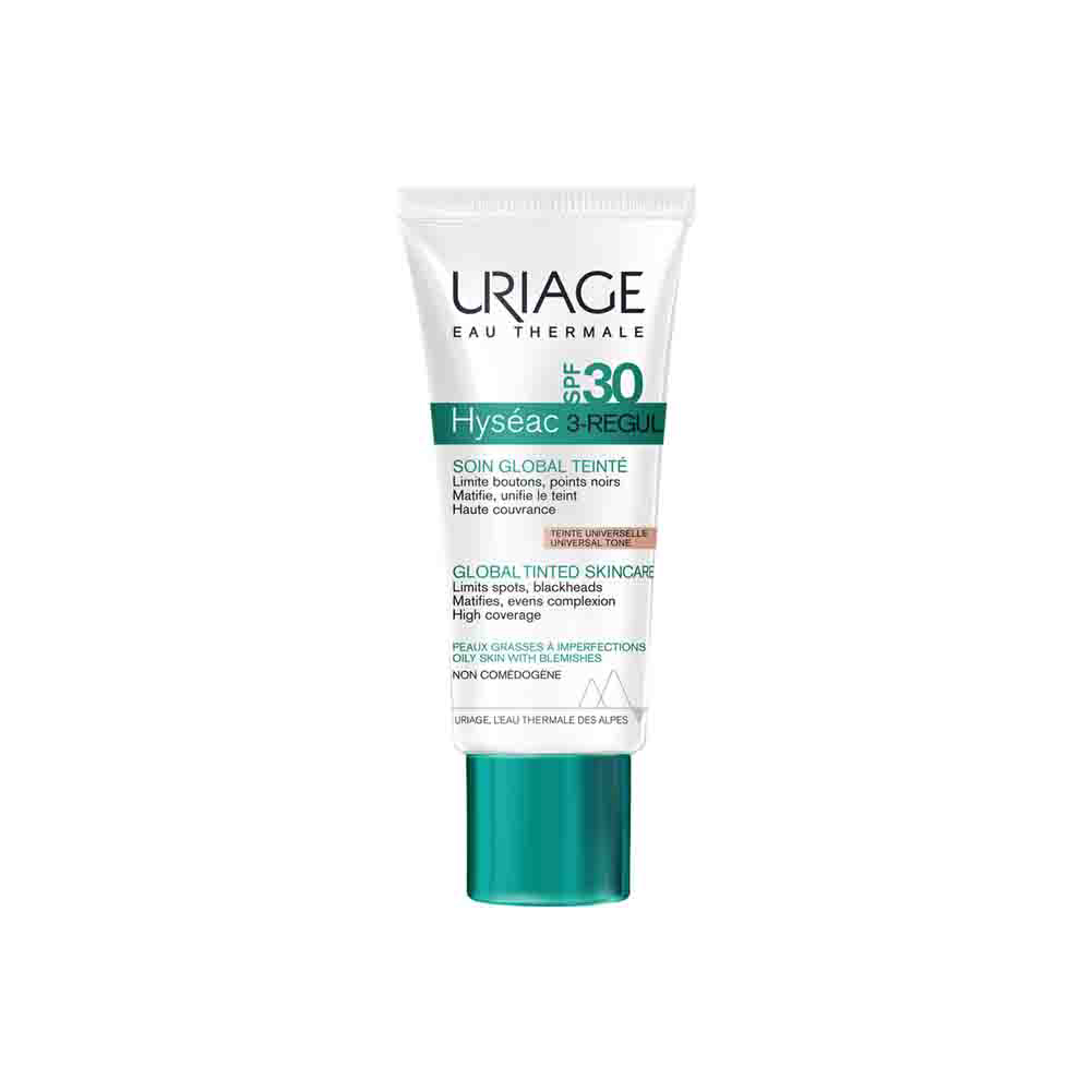 Uriage Hyseac 3-Regul c/ cor para pele oleosa SPF30 40ml