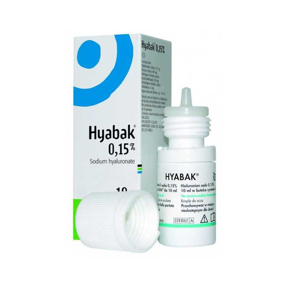 Hyabak Hipotónico Solução Lentes/Olhos - 10ml