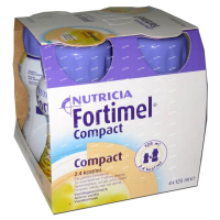 Fortimel Compact sabor a Baunilha 125ml pack x4 garrafas