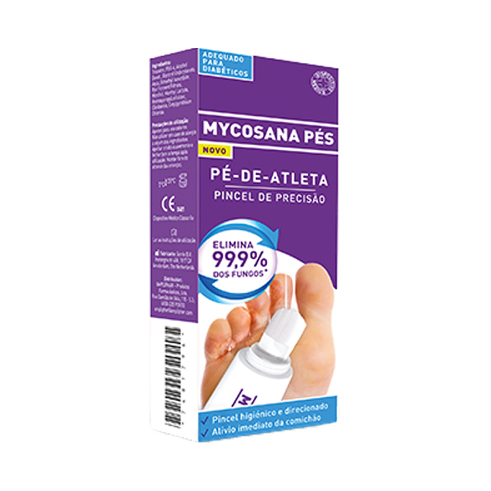 Mycosana Pé de Atleta em Gel 15ml + Pincel