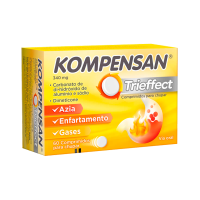 Kompensan Trieffect , 340 mg + 30 mg Blister 60 Unidade(s) Comp chupar