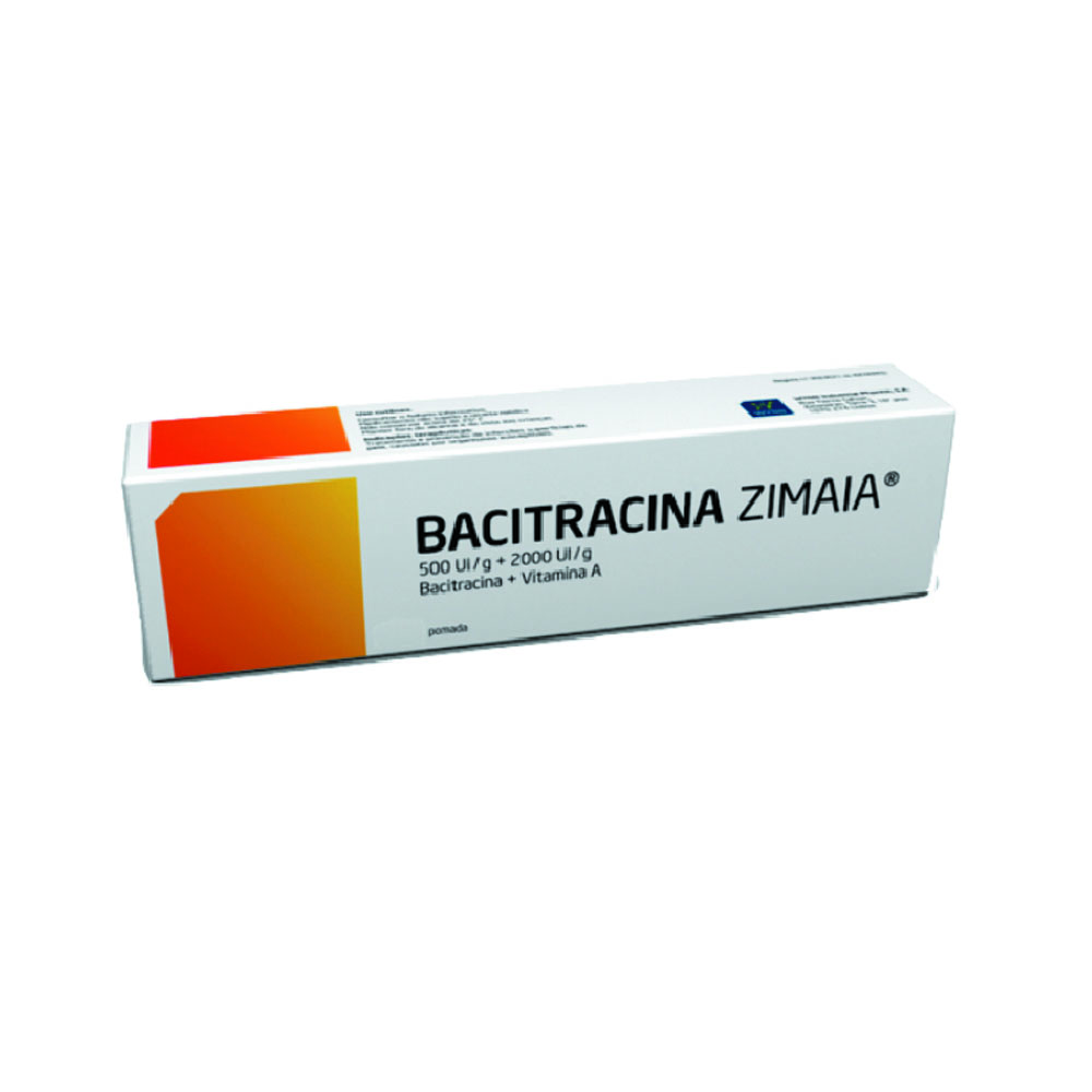 Bacitracina Zimaia Pomada para Infeções Cutâneas 30g