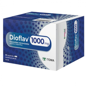 Dioflav 1000mg Blister para insuficiência venosa x60Comprimidos revestidos