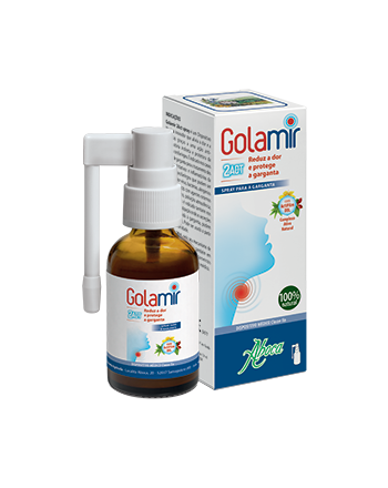 Golamir 2act em Spray reduz a dor e protege a garganta 30ml