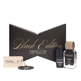 Papillon Coffret Black Edition Perfume + Desodorizante + Pulseira