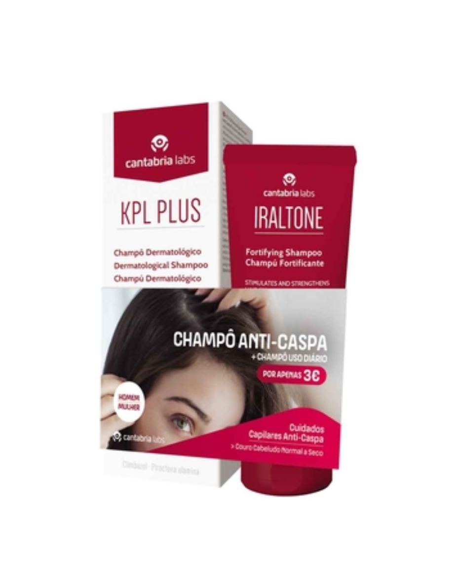 KPL Plus 200ml + Iraltone Champô Fortificante 200ml