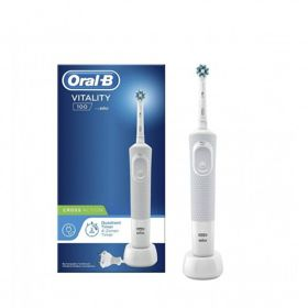 Oral B Vitality Escova de Dentes Eléctrica Crossa Ation Branca