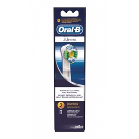 Oral B 2 Recargas para Escovas Electétricas 3D White
