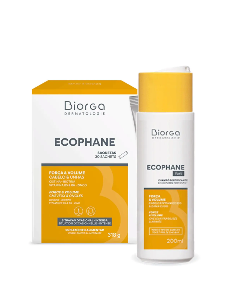 Ecophane 30 saquetas + Champô Fortificante 200ml