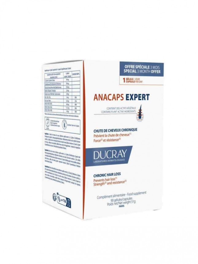 Ducray Anacaps Expert Suplemento Antiqueda x90 cápsulas