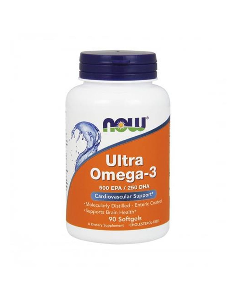 NOW Ultra Omega-3 Fish Oil 90 Cápsulas