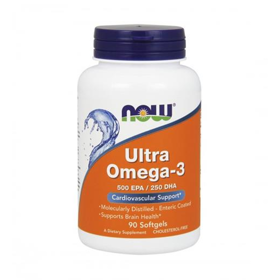 NOW Ultra Omega-3 Fish Oil 90 Cápsulas