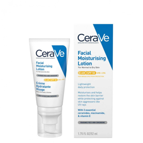 Cerave Loçao Facial Hidratate e Protetora SPF50 52ml