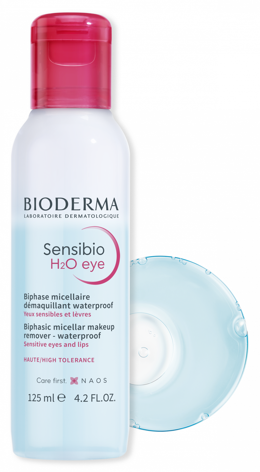 Sensibio Bioderma Eye H2O Água Micelar Bifásica Desmaquilhante 125nl