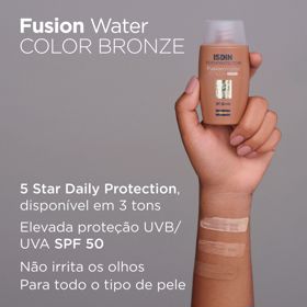 Isdin Solar Fusion Water Antioxidante Cor Bronze SPF50 50ml