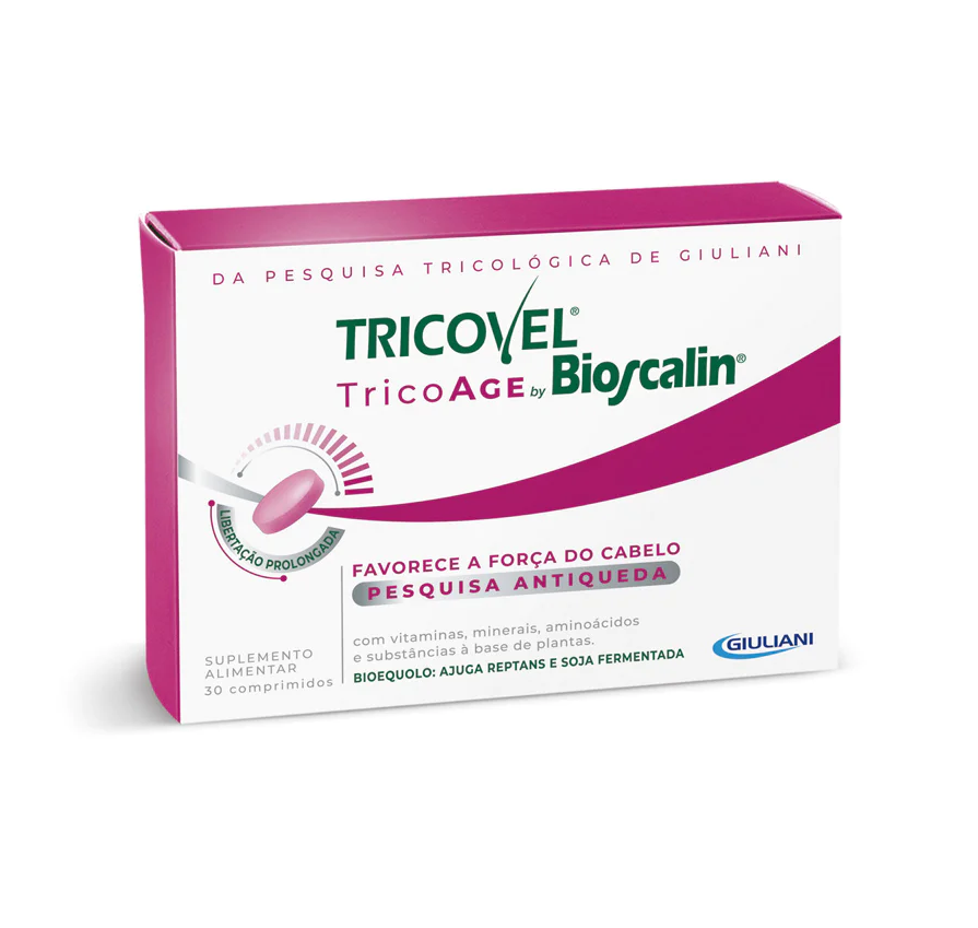 Tricovel TricoAge Mulher +50 Antiqueda by Bioscalin x30 comprimidos